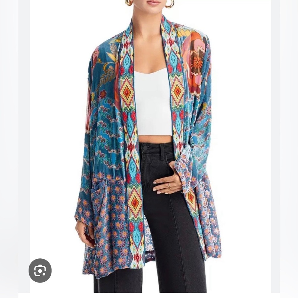 JOHNNY WAS - Kimono (M/L) Vember Burnout Benet  🌺 (Final Price)